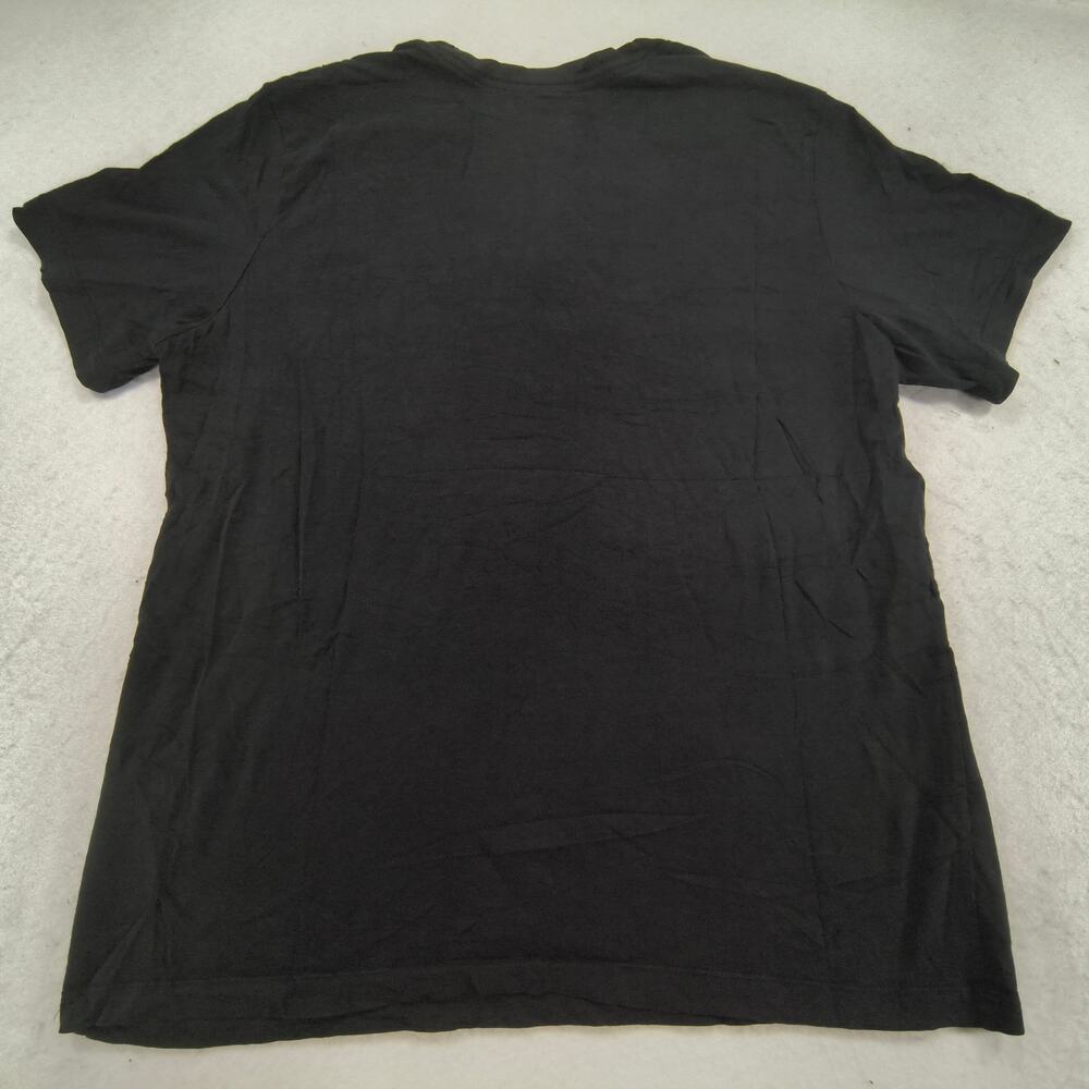 Nike Tee Graphic Crew Neck Short Sleeve Shirt Mens Size Large L Black White - Picture 8 of 8